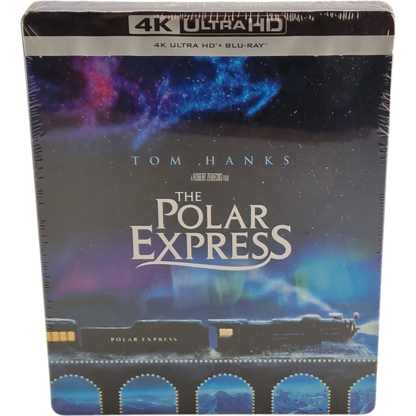The Polar Express 2004 SteelBook 4K Ultra HD + Blu-ray Tom Hanks Zone B