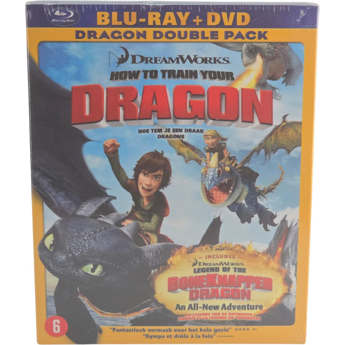 Dragons Blu-ray + DVD Combo 2 Disques Jay Gérard Butler Dreamworks Zone B