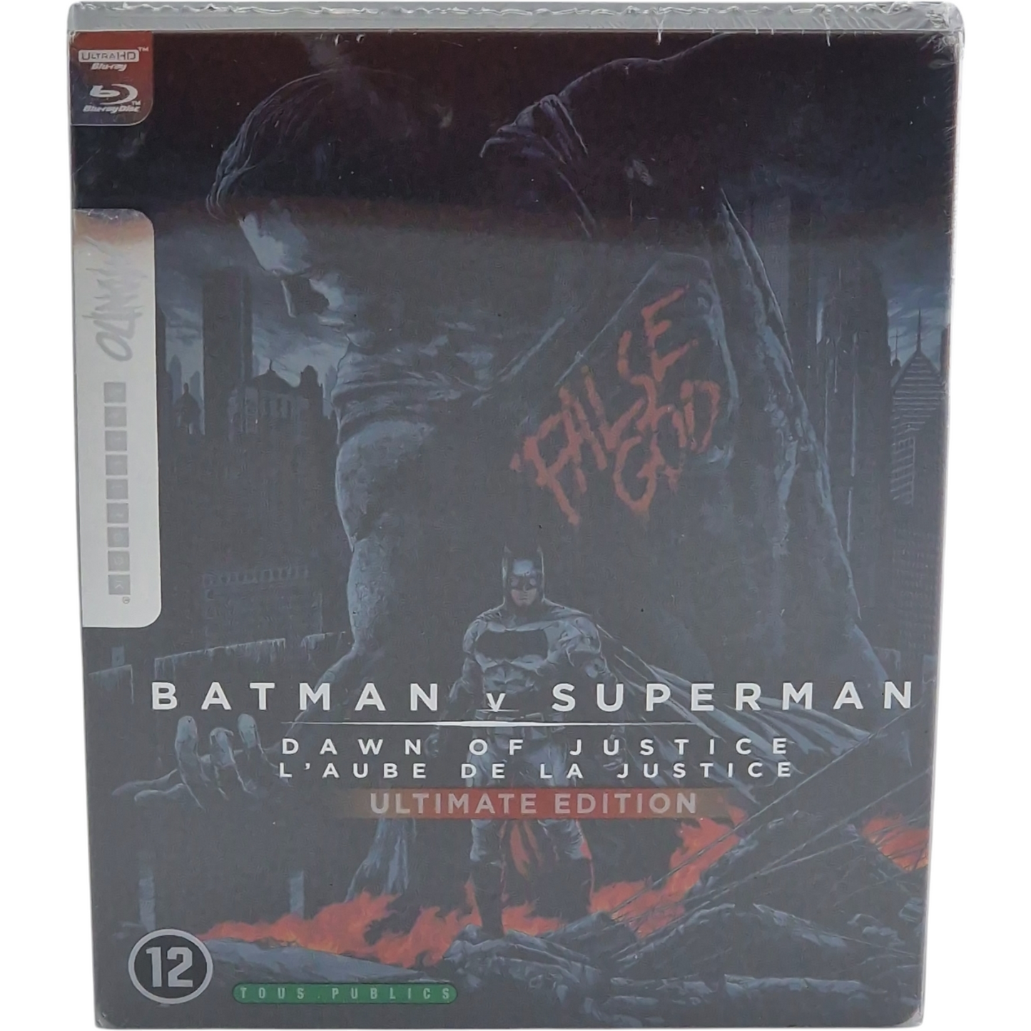Batman v Superman: Dawn of Justice SteelBook 4K Ultra HD +Blu-ray Mondo X Zone B
