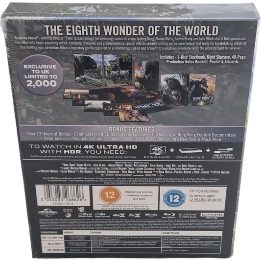 King Kong (2005) – SteelBook 4K Ultra HD + Blu-ray – Toutes zones – vue 3