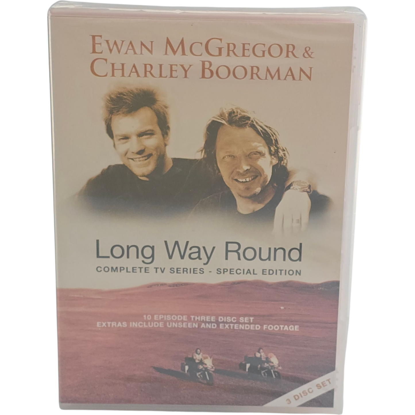 Long Way Round 3 x DVD Saison 1 Ewan McGregor, Charley Boorman Zone 2
