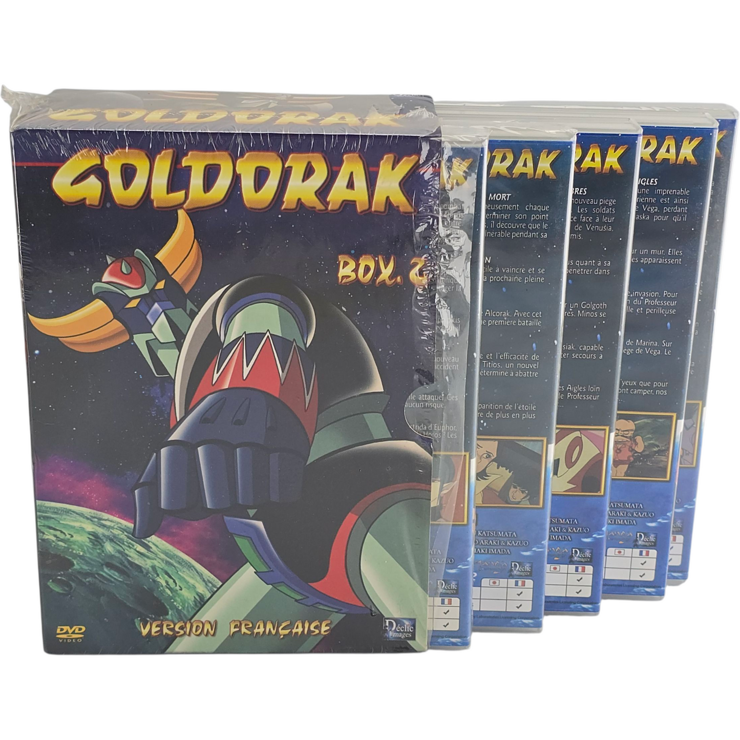 Goldorak Box 2  Épisodes 27 à 52  Version Française 5 X DVD Region 2
