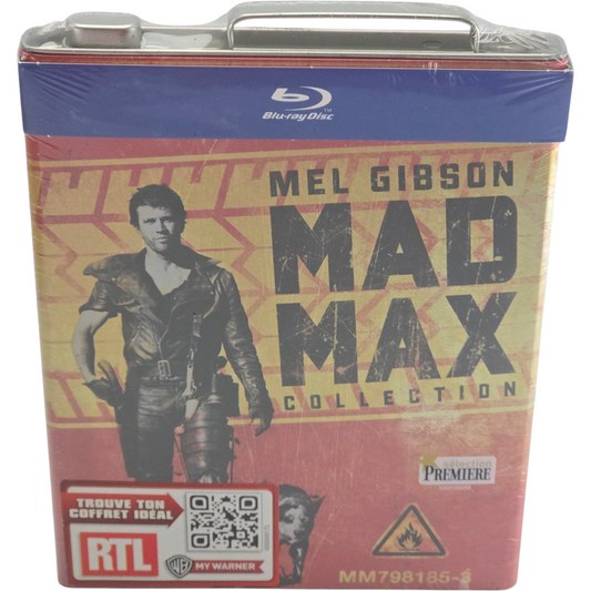Mad Max : Collection SteelBook Jerrican 3 Blu-ray Metal Box L'Intégrale  Libre