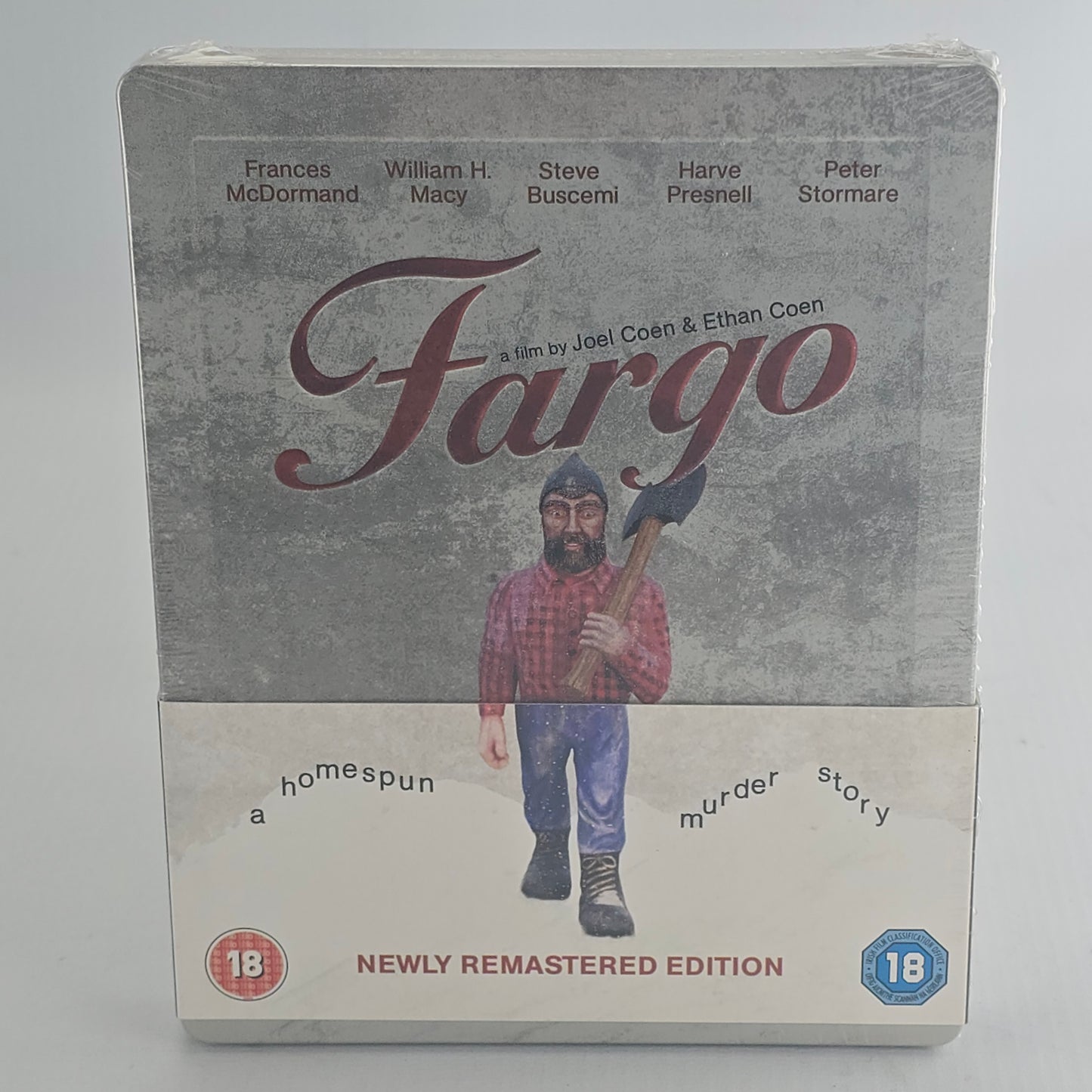 Fargo SteelBook Blu-ray Remasterisé UK Toutes Zones Coen Frances McDormand