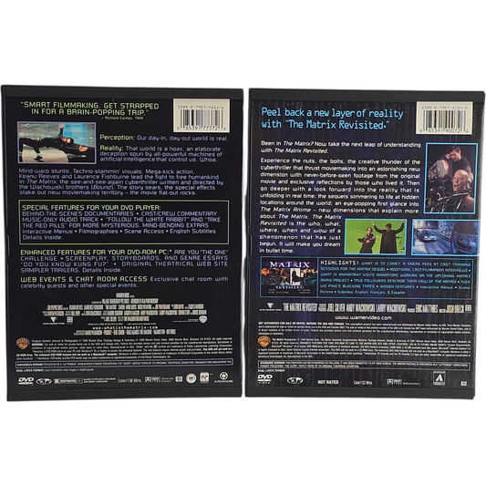 The Matrix + The Matrix Revisited Coffret 2 DVD – Zone 1 US