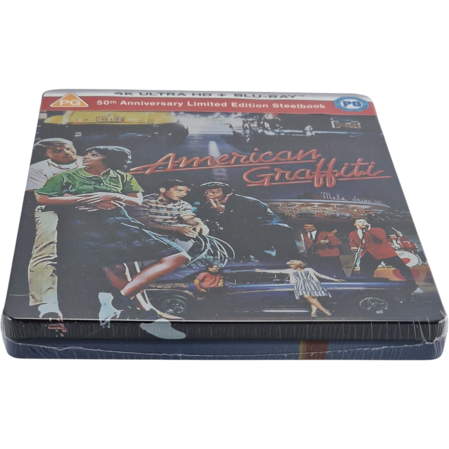 American Graffiti SteelBook 4K Ultra HD + Blu-ray Édit 50e anniversaire Zone B