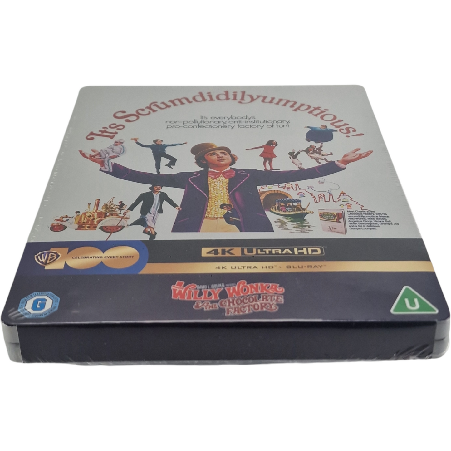 Willy Wonka & the Chocolate Factory 1971 4K Ultra HD + Blu-ray Steelbook Libre