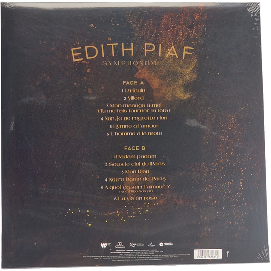 Edith Piaf - Symphonique - Vinyle - visuel 3