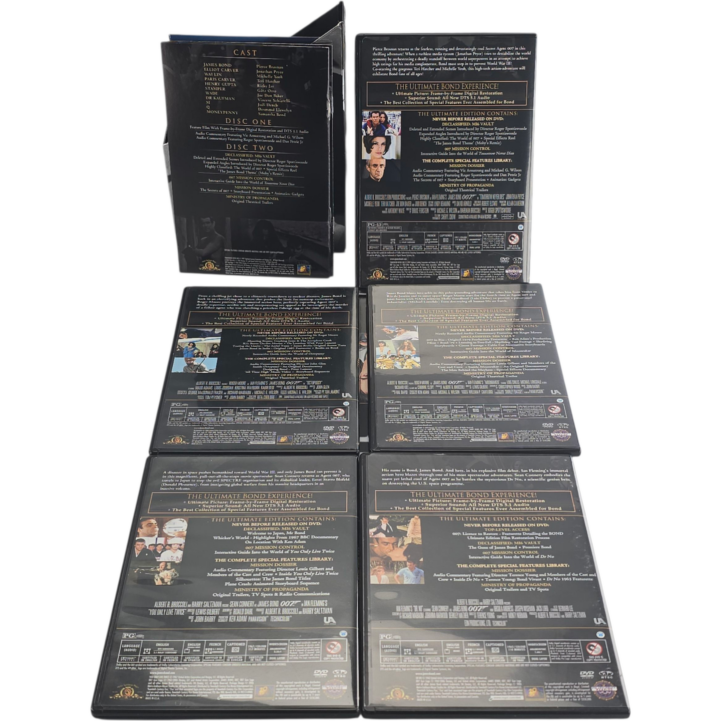 James Bond Ultimate Edition: Volume 4 DVD DigiPack 5 Films Zone 1