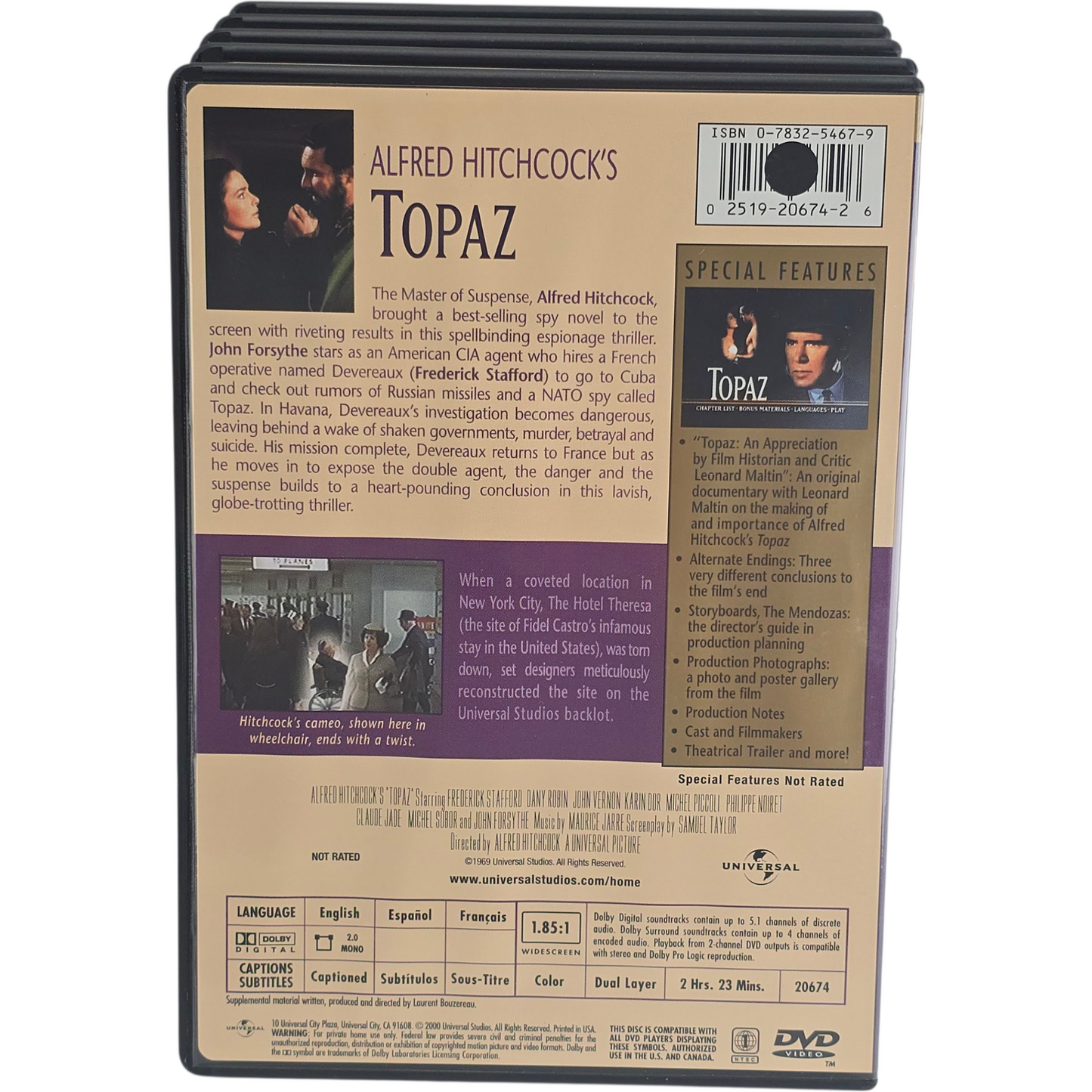 Alfred Hitchcock Collection: Best of Volume 1 DVD 9 Films Zone 1 US Import