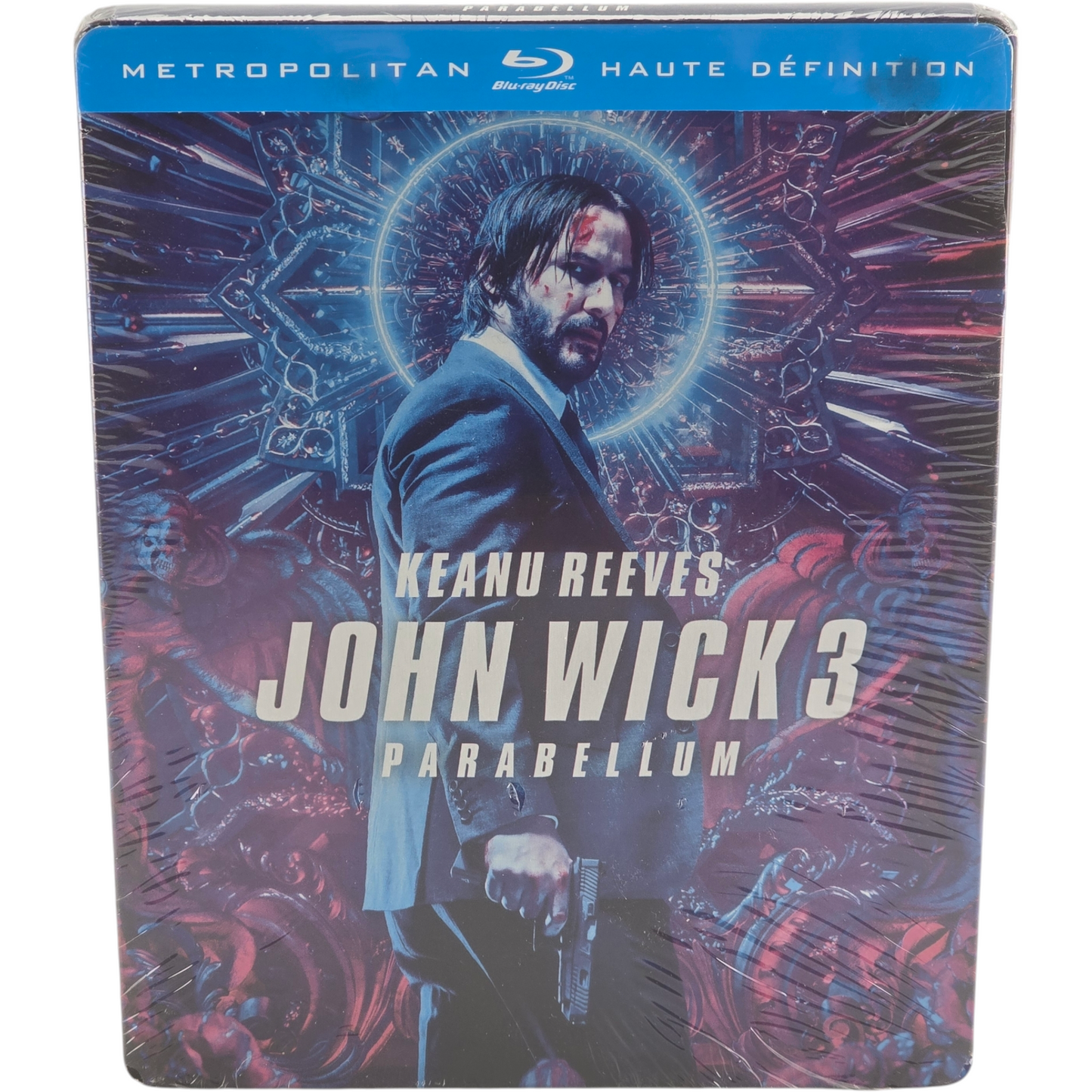 John Wick : Chapitre 3 Parabellum Blu-ray SteelBook Keanu Reeves 2019 Region B