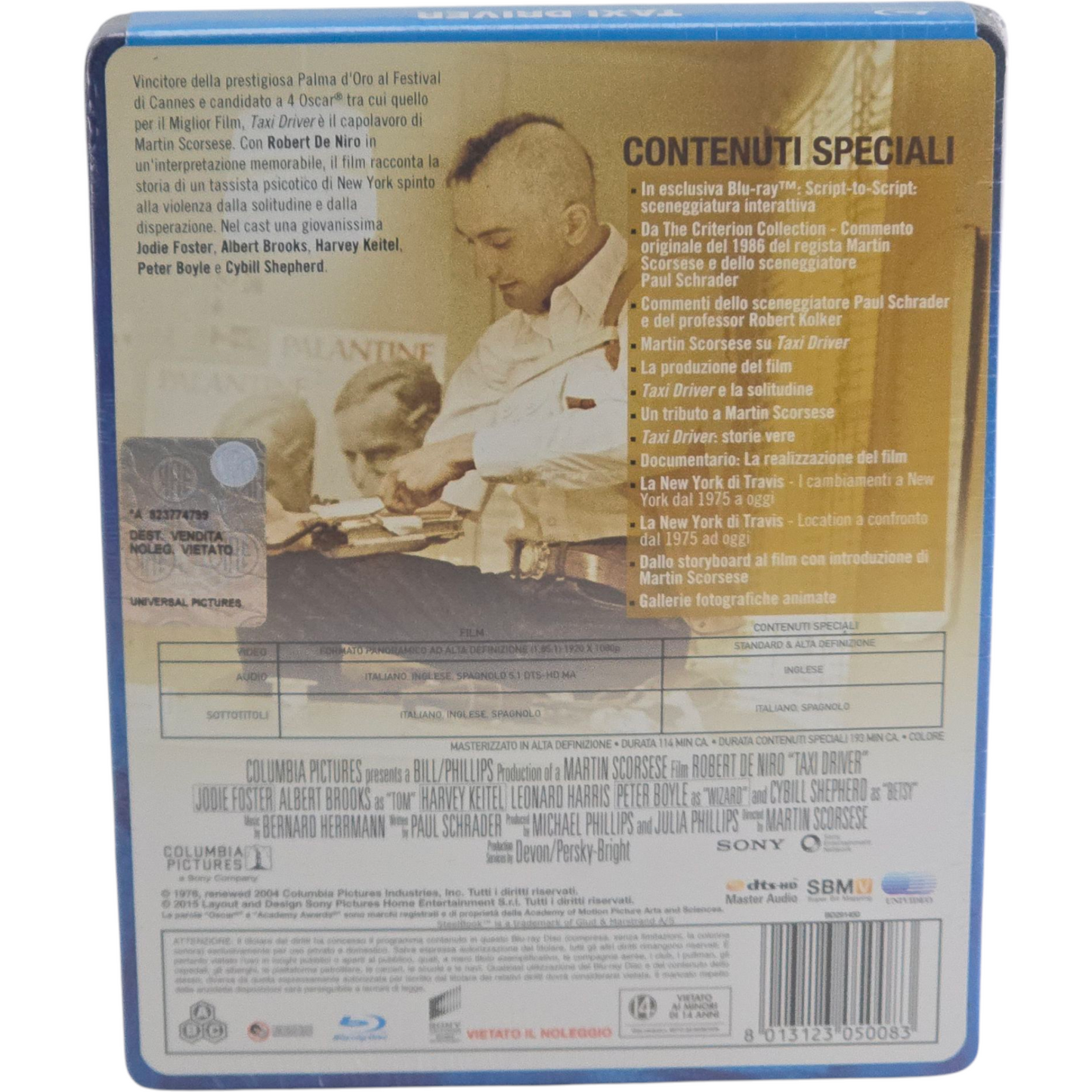 Taxi Driver - Gallery 1988 Range SteelBook Blu-ray limitée Region B -18