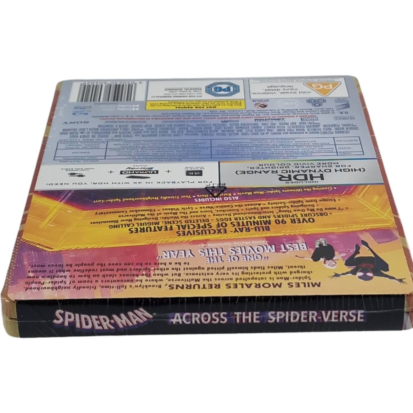 Spider-Man: Across the Spider-Verse Steelbook 4 K UHD+Blu-ray Zone B
