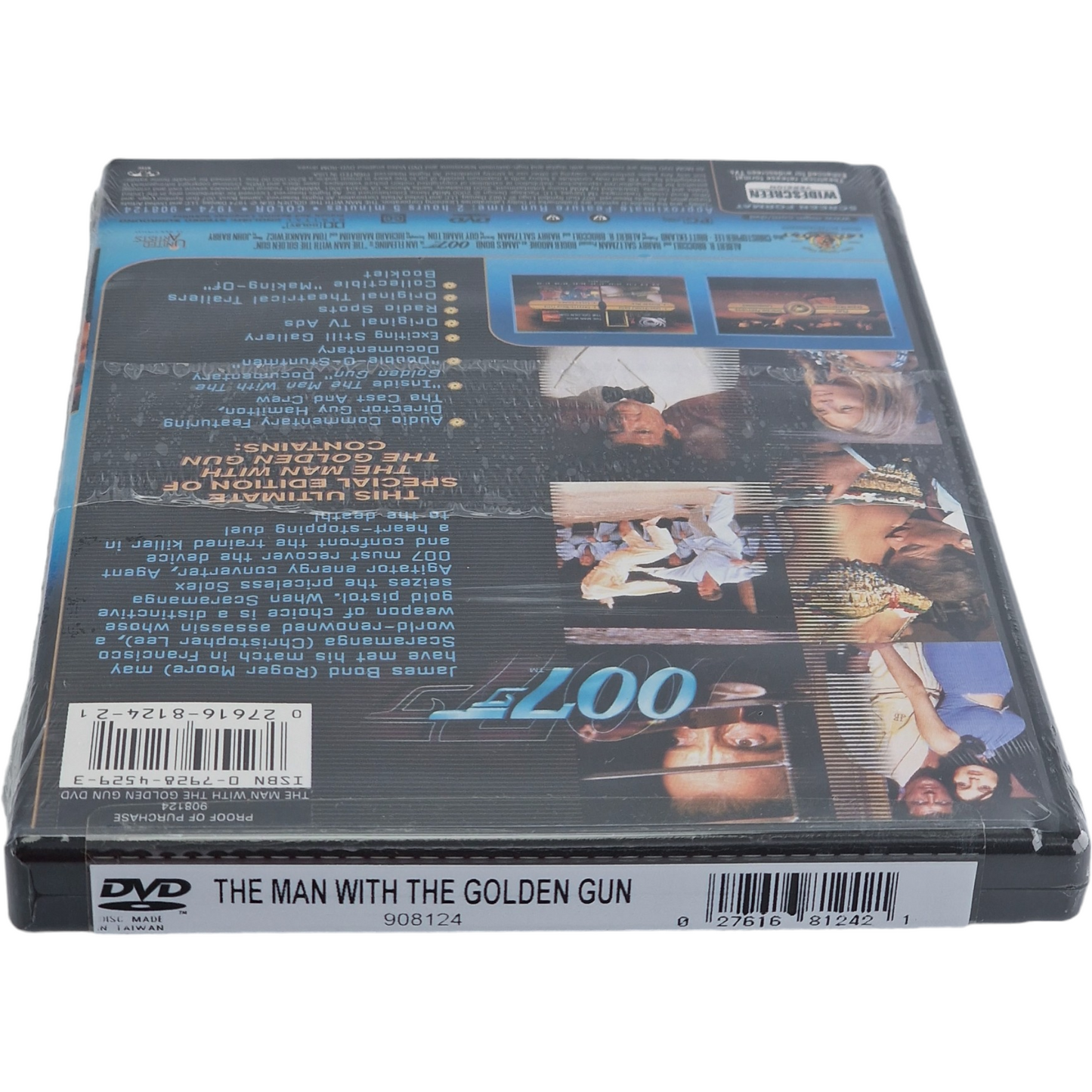 The Man with the Golden Gun DVD 1974 James Bond Roger Moore 2000 Zone 1