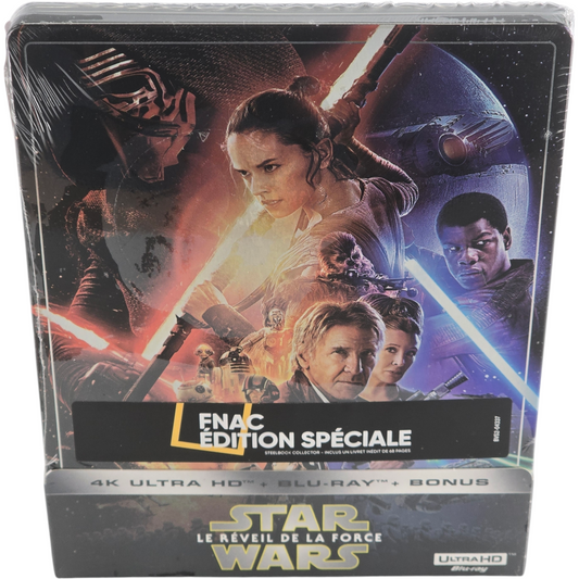 Star Wars: Episode VII -The Force Awakens 4K HD + Blu-ray SteelBook Fnac Zone B