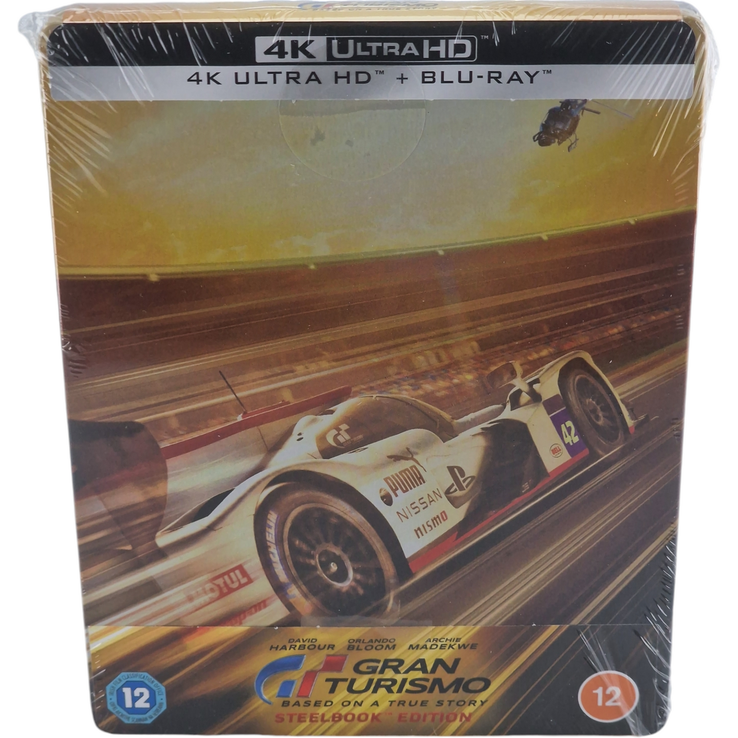 Gran Turismo 4K Ultra HD + Blu-ray SteelBook édition Limitée Gold Zone B