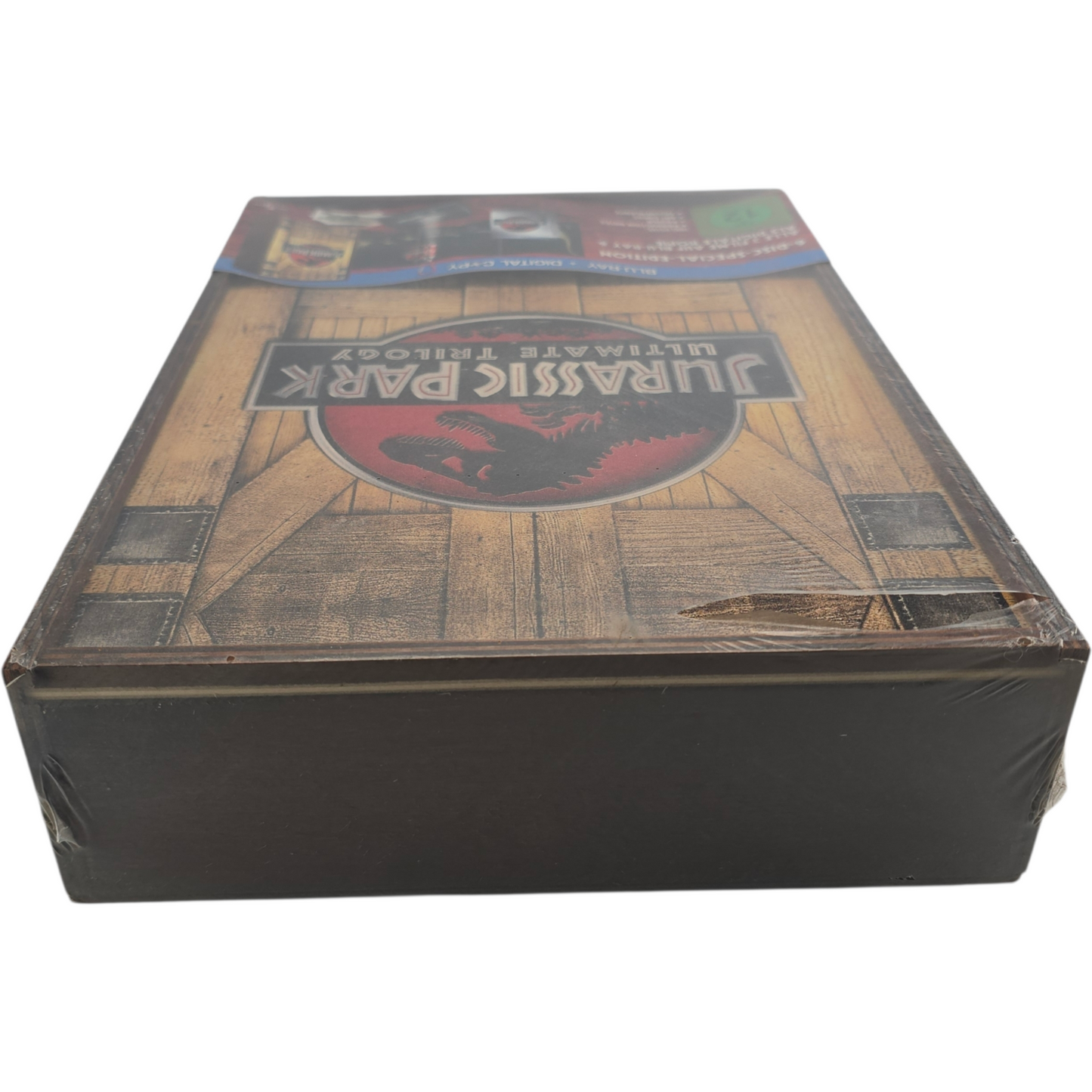Jurassic Park Ultimate Trilogy Blu-ray Ltd Edition boîte bois Collector Zone B