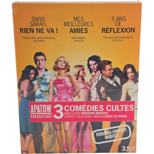 Coffret Apatow – 3 films Blu-ray + livret – Zone B