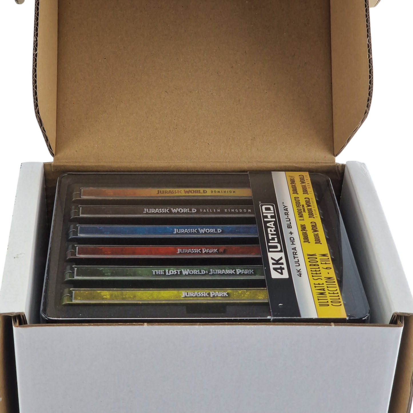 Jurassic World:4K Ultra HD + Blu-ray SteelBook Coffret Ultimate Collection 6 Disques B