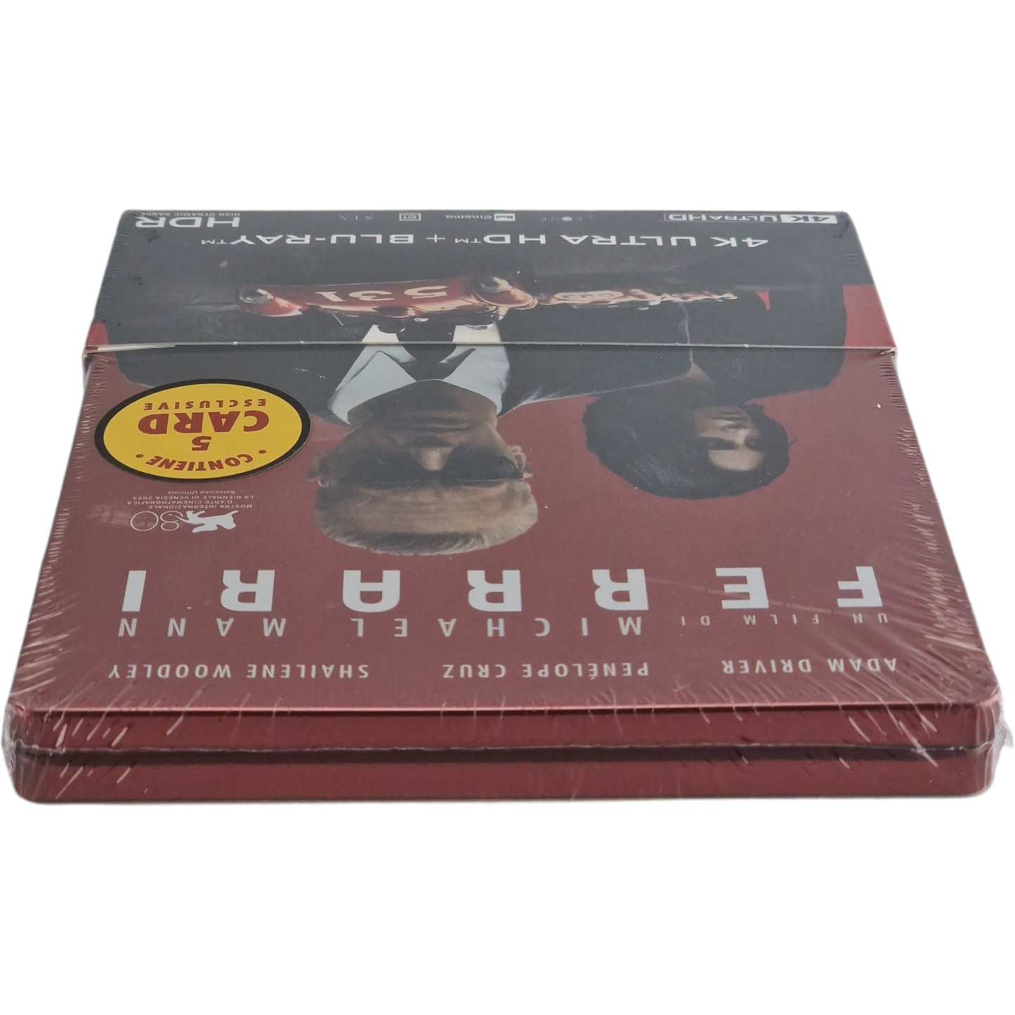 Ferrari 4K Ultra HD + Blu-ray SteelBook édition Limitée Adam Driver Zone B