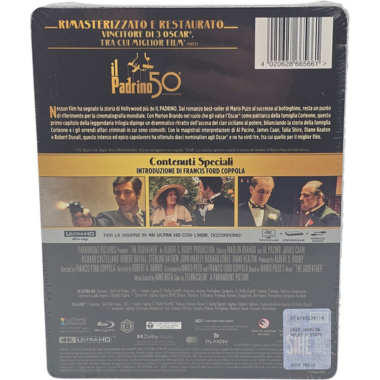 Le Parrain - SteelBook 4K + Blu-ray 50e anniversaire édition Italie Paramount