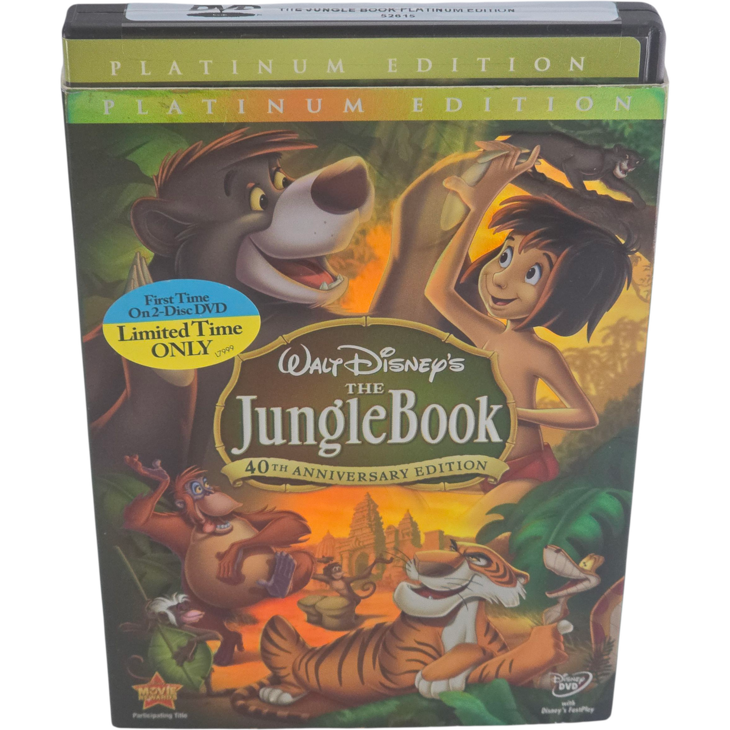 The Jungle Book DVD 2 Disques Classic Disney Platinum Collection Zone 1 US Import
