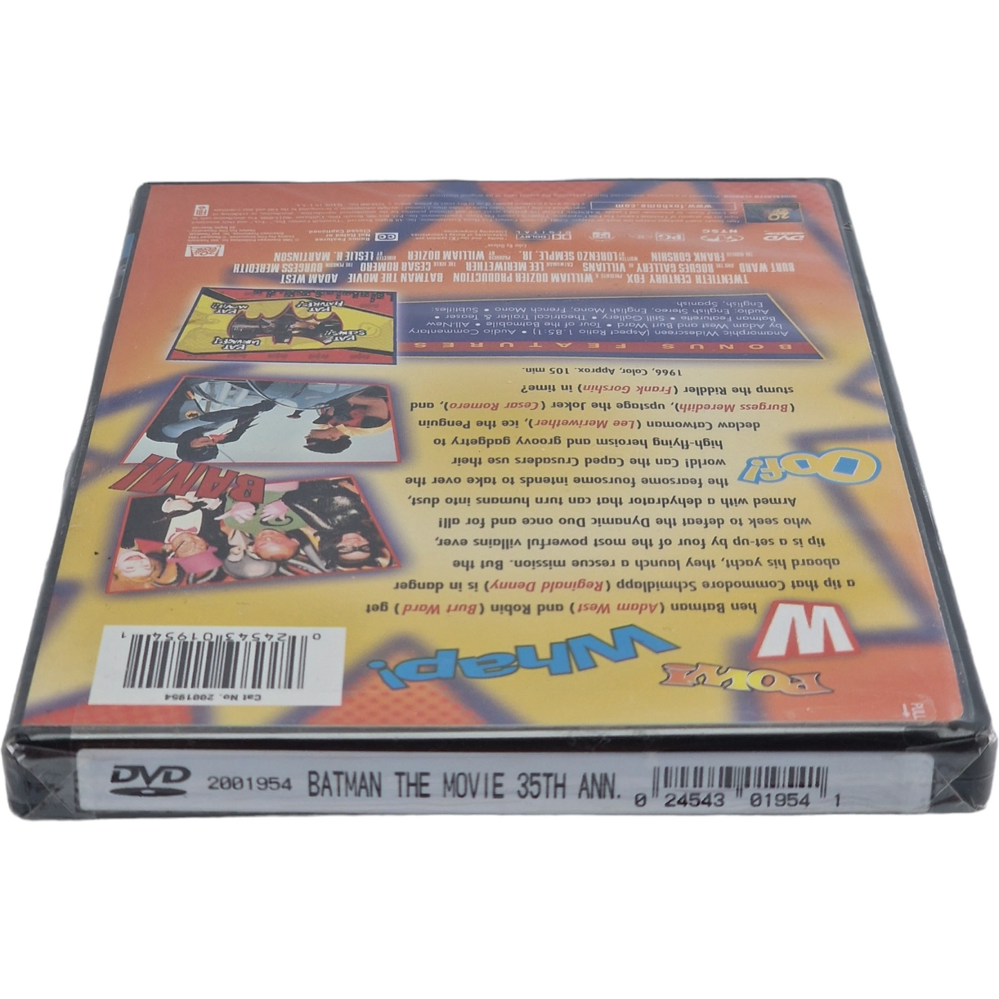 Batman: The Movie 1966 DVD Holy Special Edition Batman! 1999 Region 1
