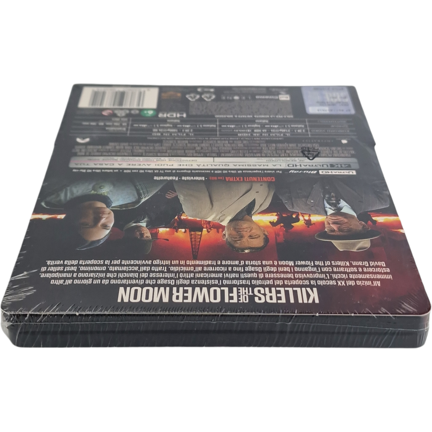 Killers of the Flower Moon 4K Ultra HD + Blu-ray Steelbook DiCaprio, De Niro B Zone 2024