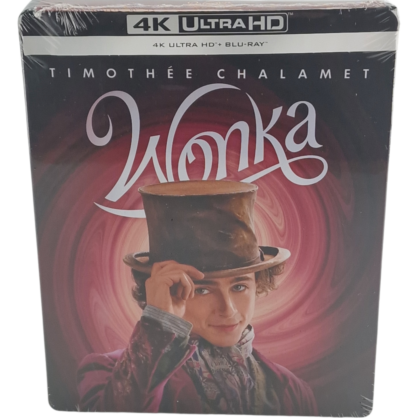 Wonka 4K Ultra HD + Blu-ray Steelbook Timothée Chalamet ,Zone B