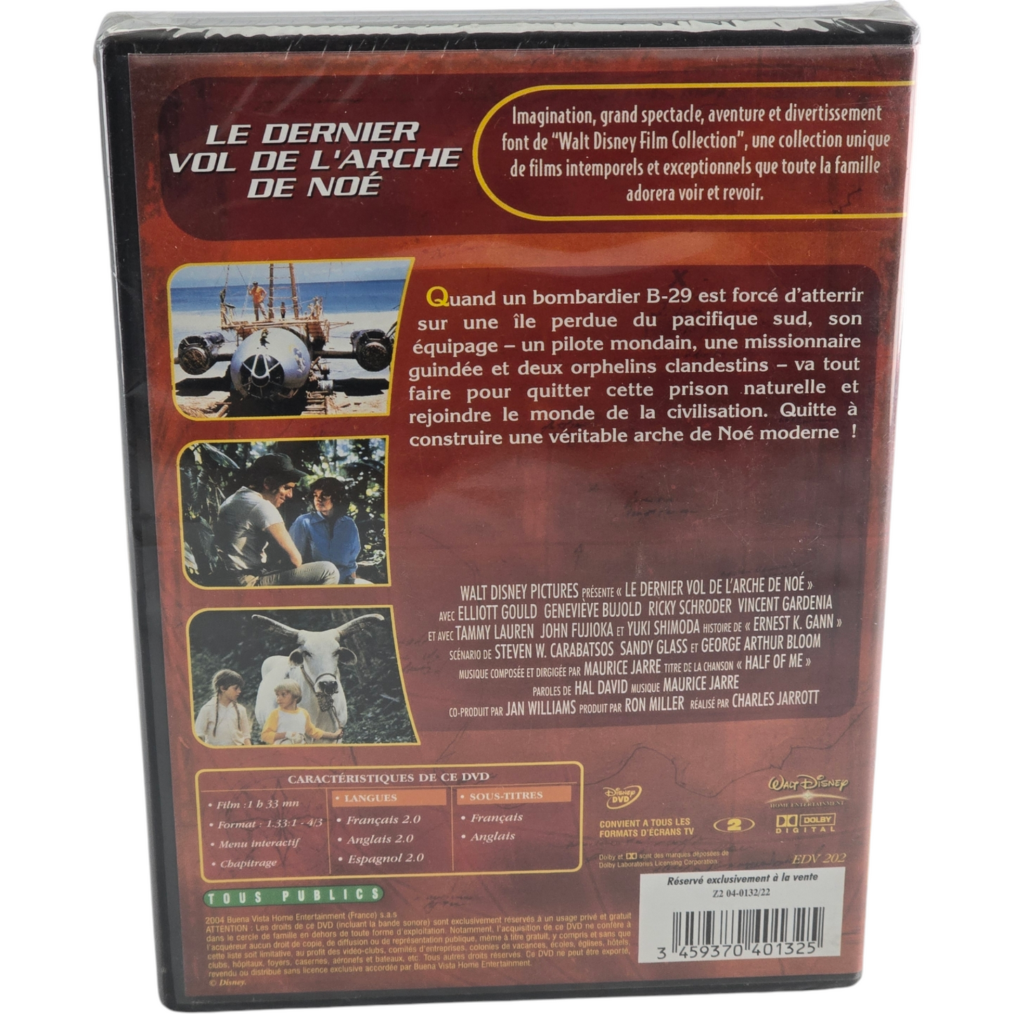 Le Dernier Vol de l'arche de Noé Disney Charles Jarrott : Elliott Gould Zone B