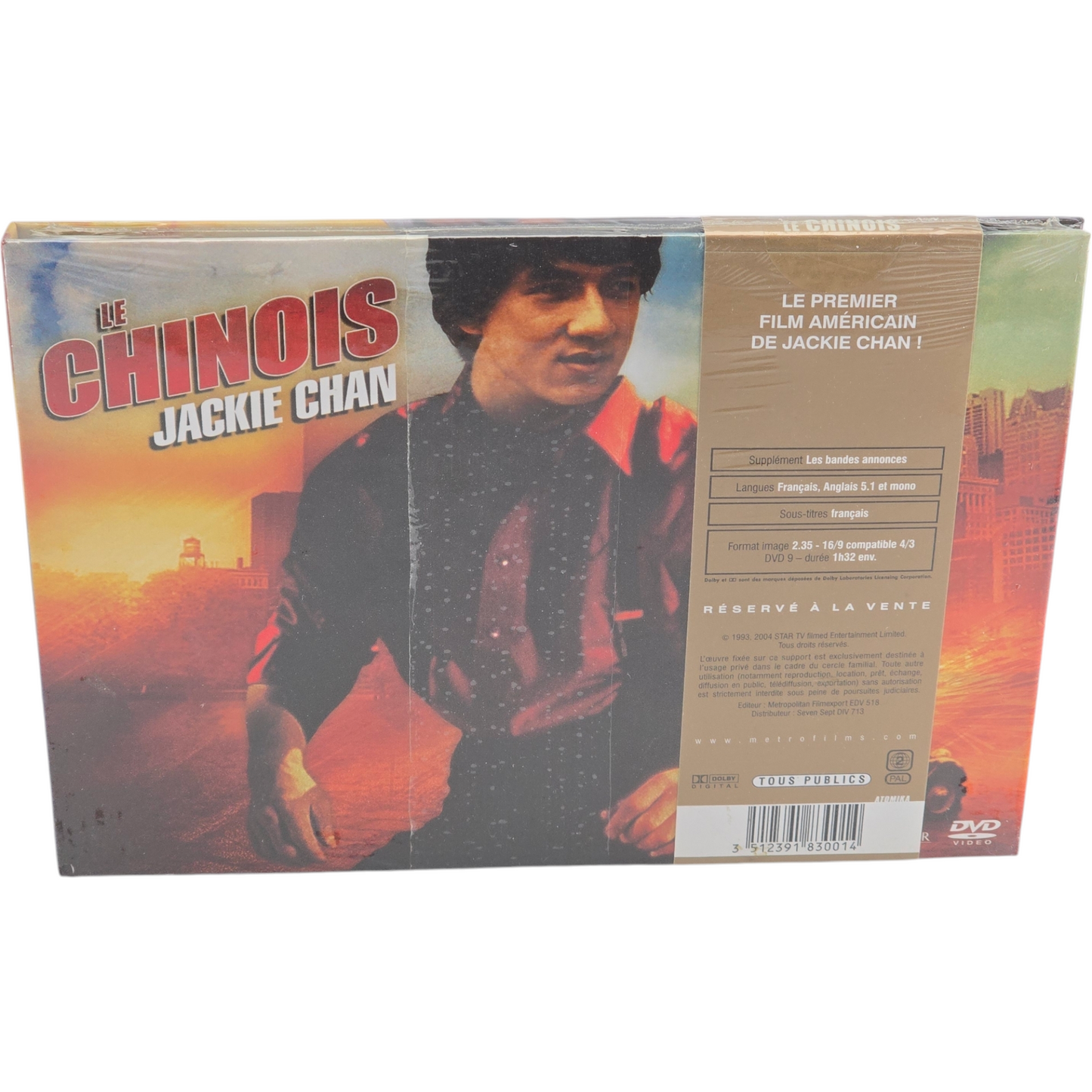 Le Chinois 1980 DVD Jackie Chan José Ferrer Robert Clouse 2007 Zone B