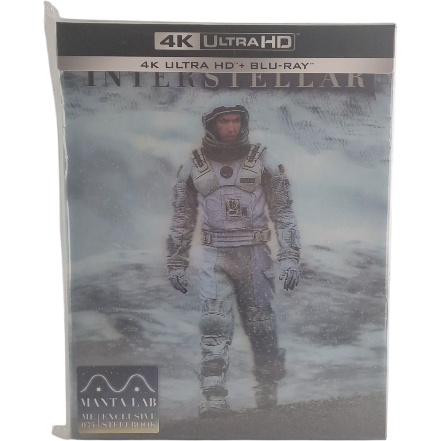 Interstellar 4 K UHD+Blu-ray Steelbook Lenticulaire Mantalab 1000Ex Numérotée Libre