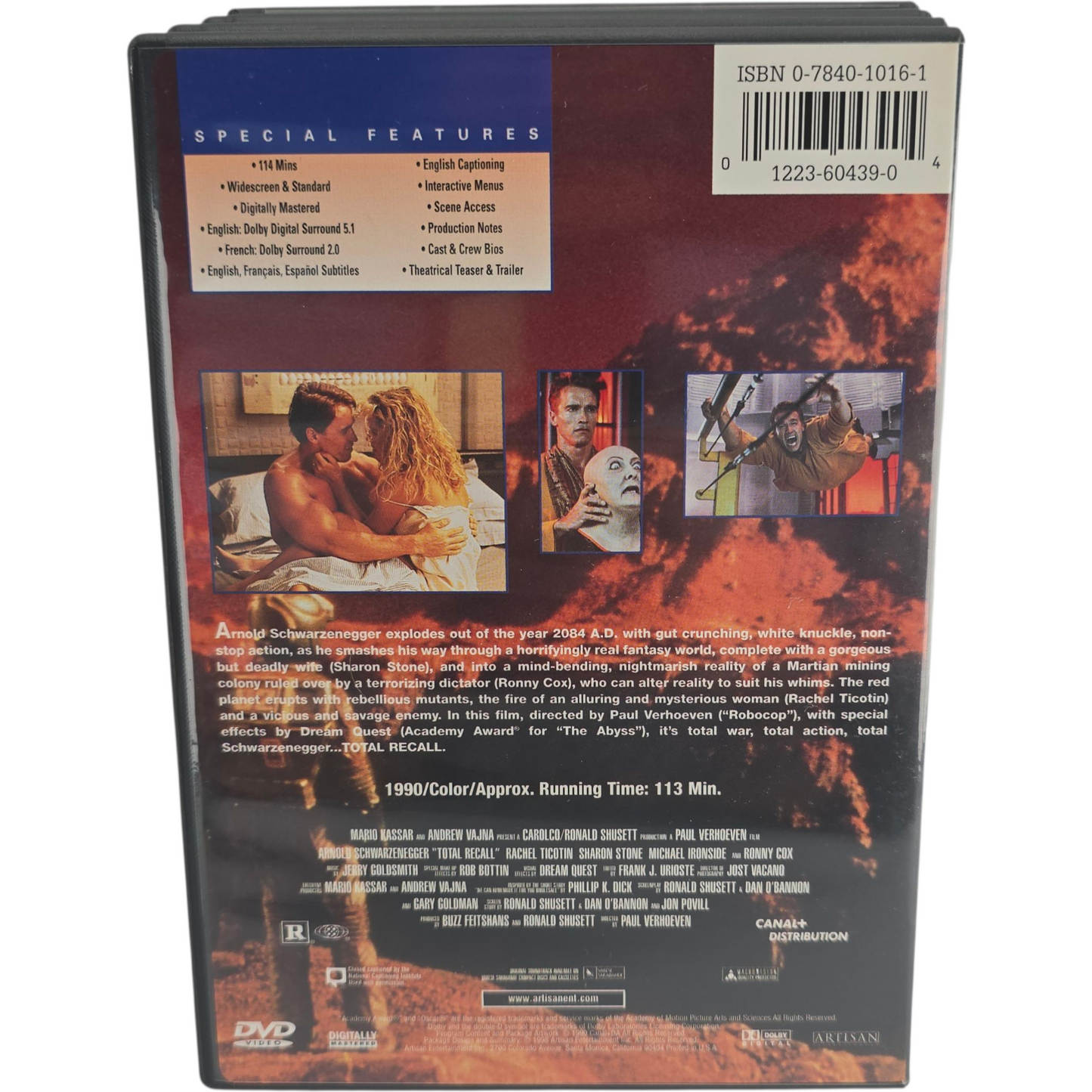 The Arnold Schwarzenegger Collection DVD 4 Films Zone 1 US Import