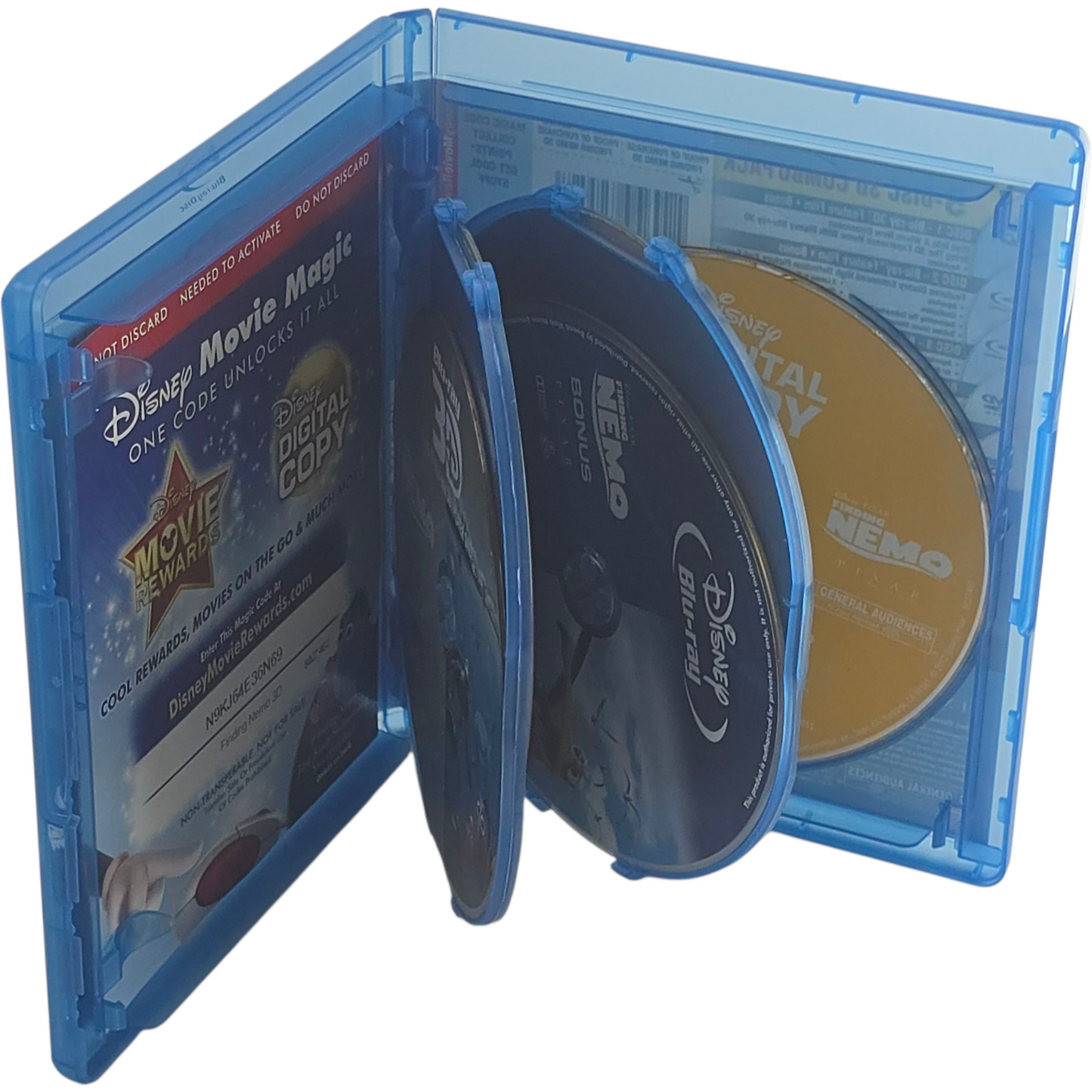 Finding Nemo 5 Disques Collector's Disney Blu-ray 3D +2D + DVD Zone 1 Canada