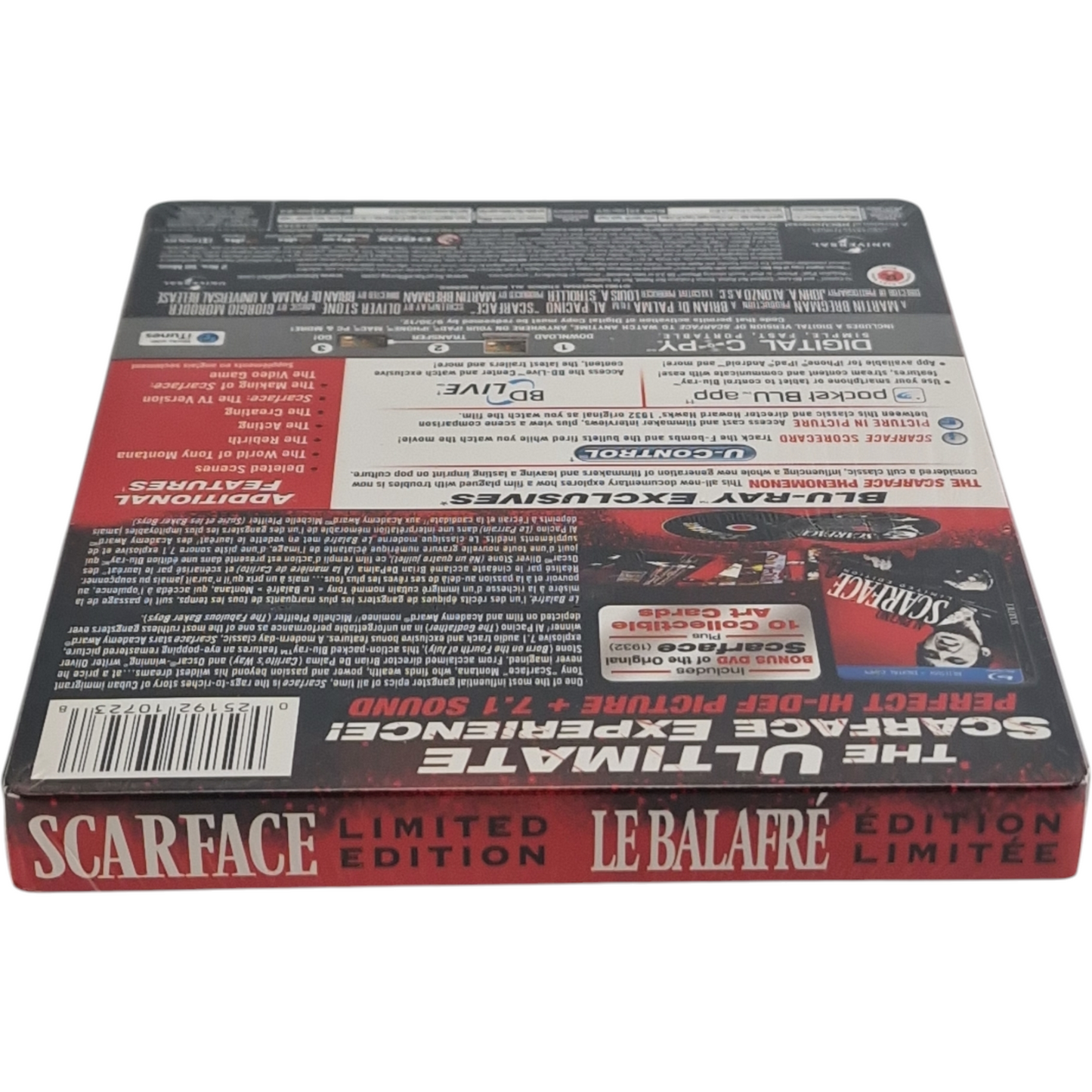 Scarface 1983 SteelBook Blu-ray + Scarface 1932 sur DVD Édition limitée Libre