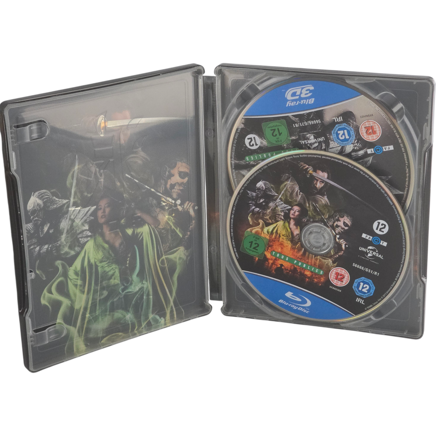 47 Ronin Blu-ray 3D + 2D SteelBook Débossé Limitée Keanu Reeves Libre