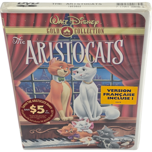 Les Aristochats DVD Walt Disney Gold Classic Collection 30e 2000  VF  Region A
