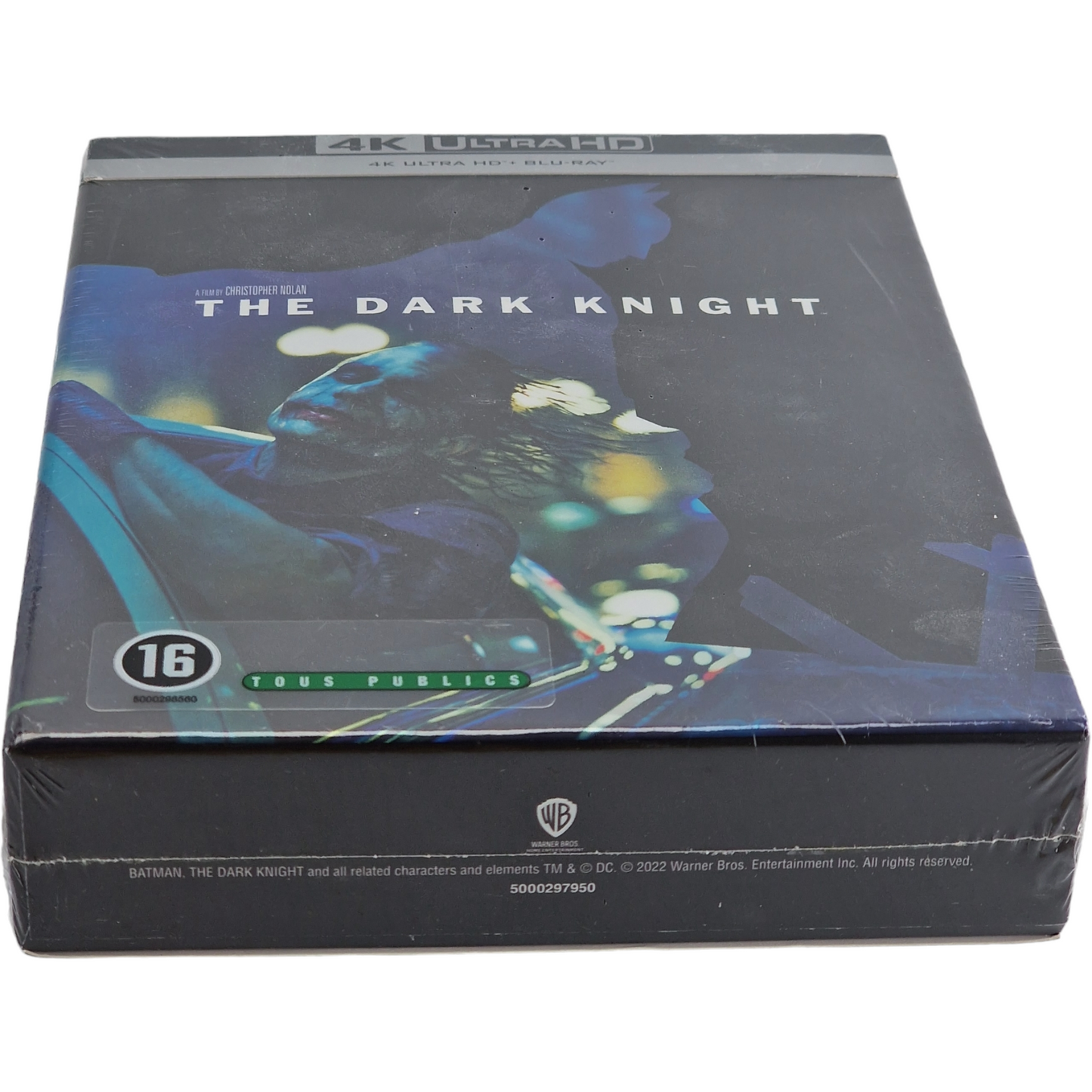 Batman: The Dark Knight SteelBook 4K Ultra HD + Blu-ray Édition Collector Zone B