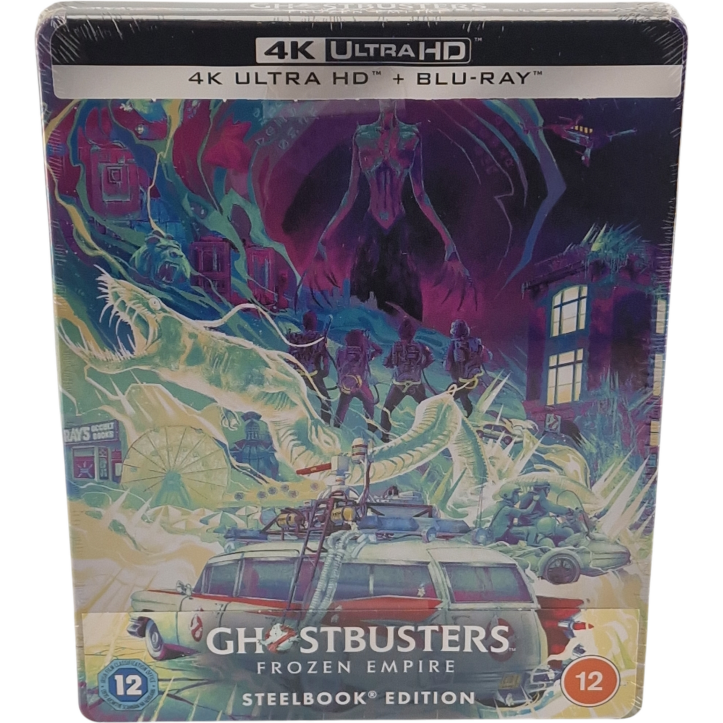 Ghostbusters: Frozen Empire : 4K Ultra HD + Blu-ray SteelBook Paul Rudd Region B
