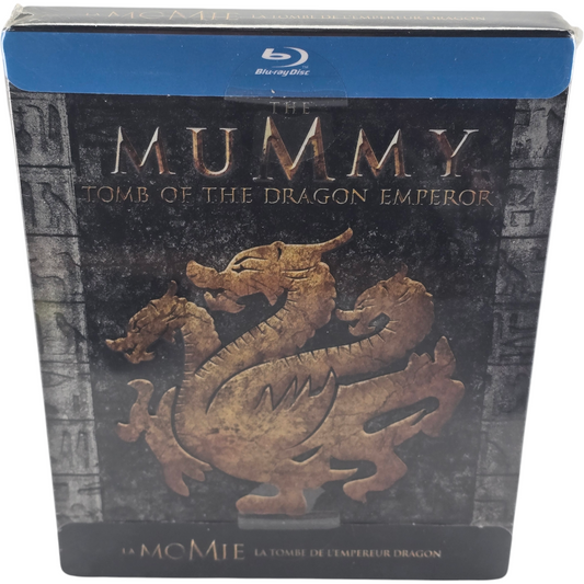 La Momie : Le tombeau de l'empereur Dragon  SteelBook Débossé Brendan Fraser  B