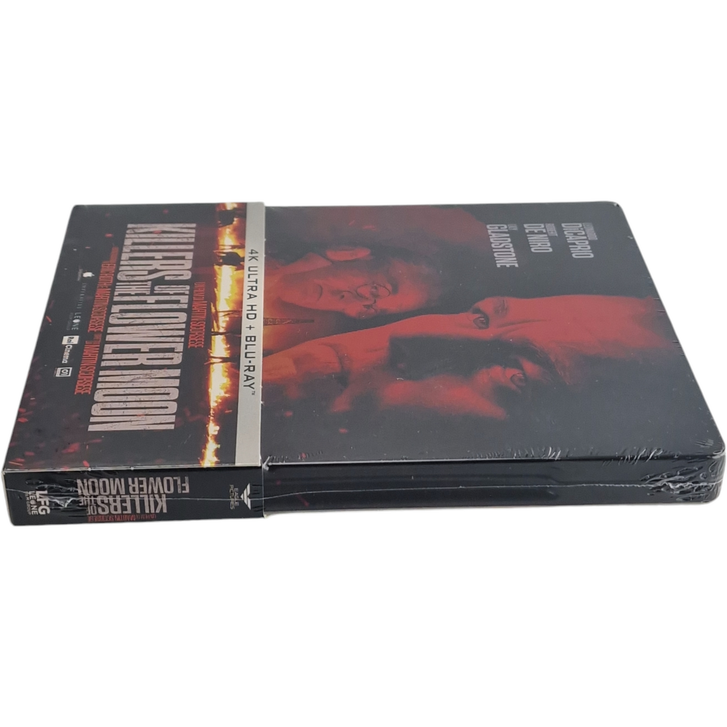 Killers of the Flower Moon 4K Ultra HD + Blu-ray Steelbook DiCaprio, De Niro B Zone 2024