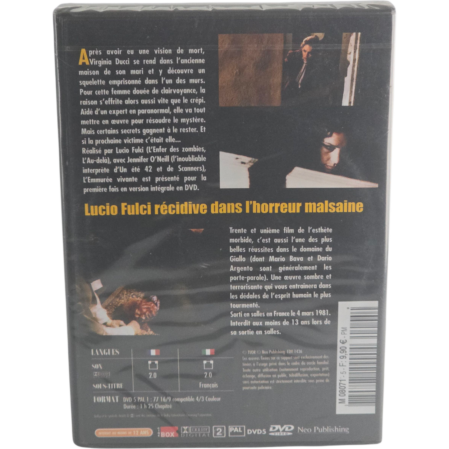 L'Emmuree Vivante DVD - Lucio Fulci dition NEO Publishing Region 2