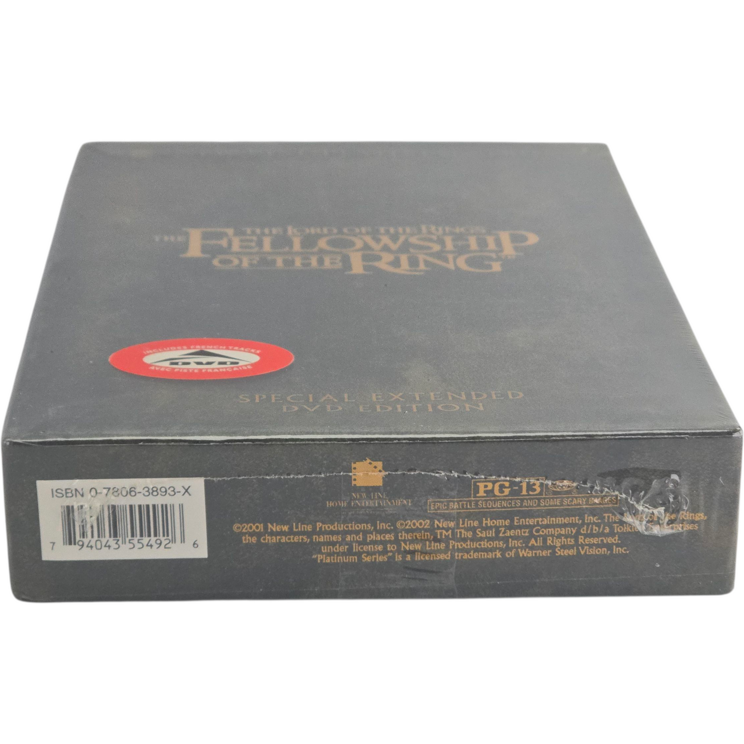 The Lord of the Rings: The Fellowship of the Ring DVD DigiPack Zone A