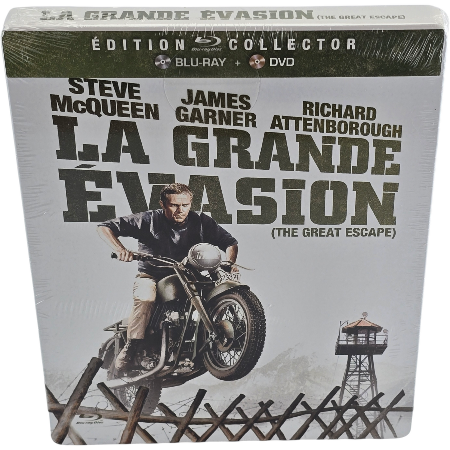La Grande Évasion Steelbook Blu-ray + DVD édition Collector Steve McQueen Libre