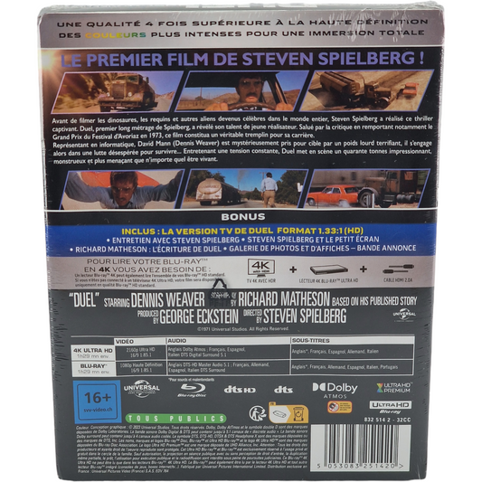 Duel - SteelBook 4K Ultra HD + Blu-ray - Visuel 3