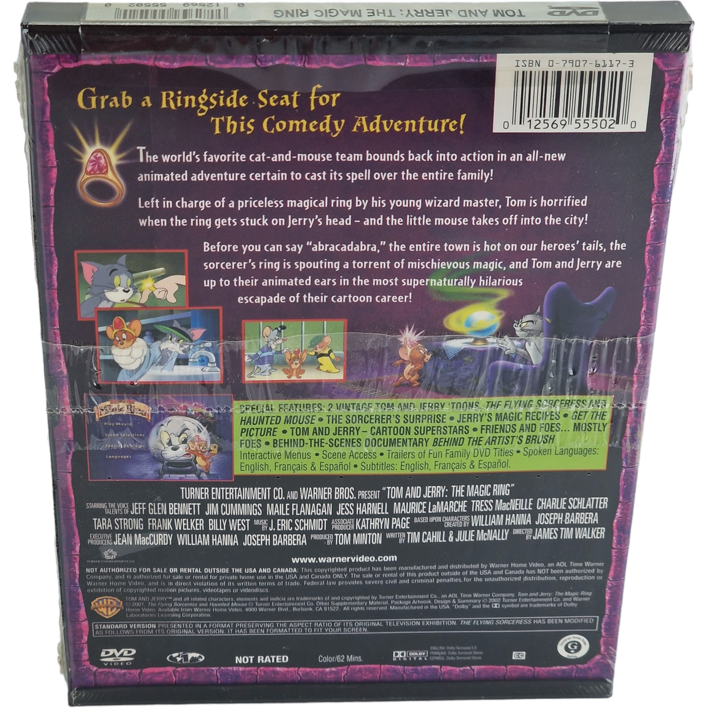 Tom and Jerry: The Magic Ring 2002 DVD James T. Walker 2005 Region 1