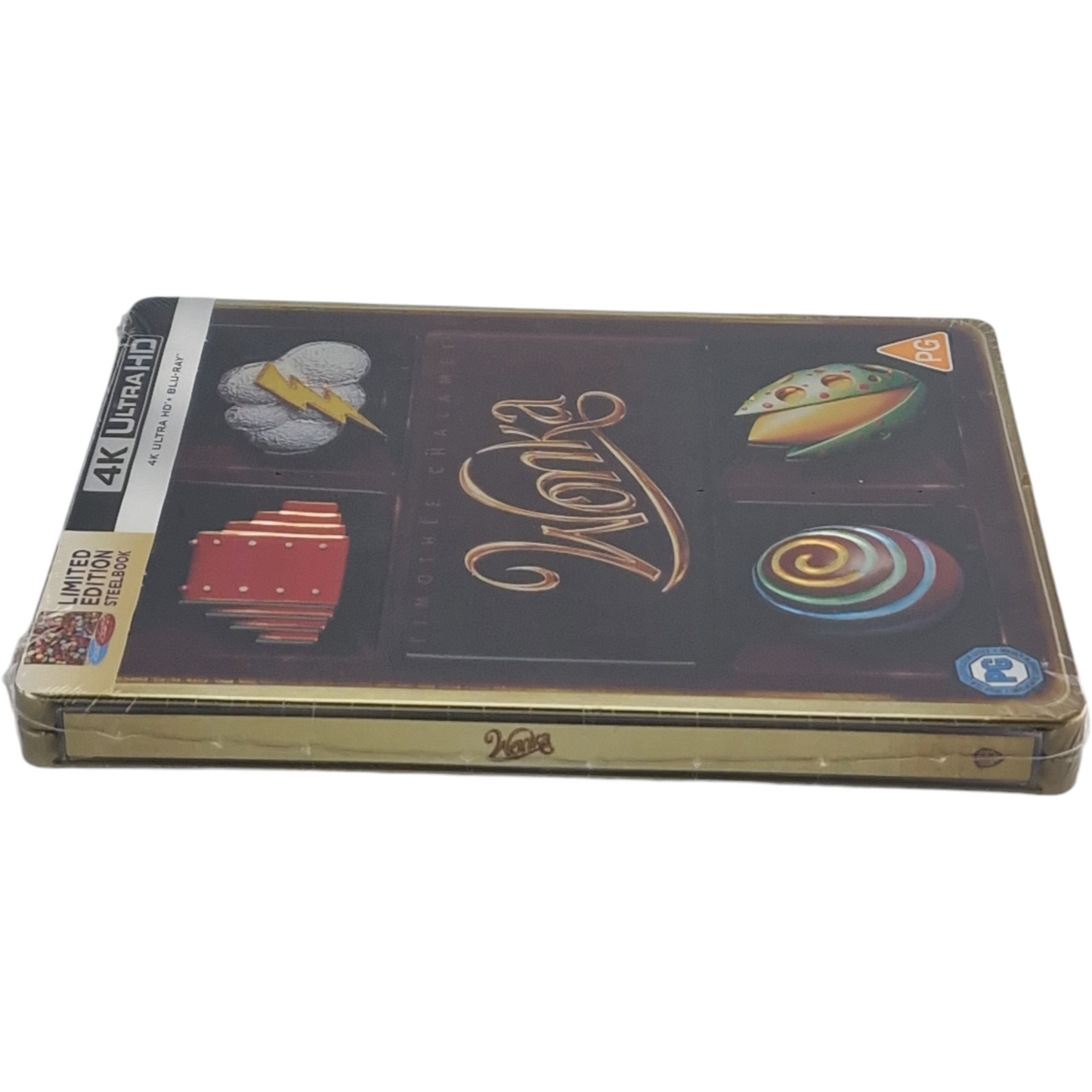 Wonka 4K Ultra HD + Blu-ray Steelbook Débossé Timothée Chalamet Édt Ltd Libre