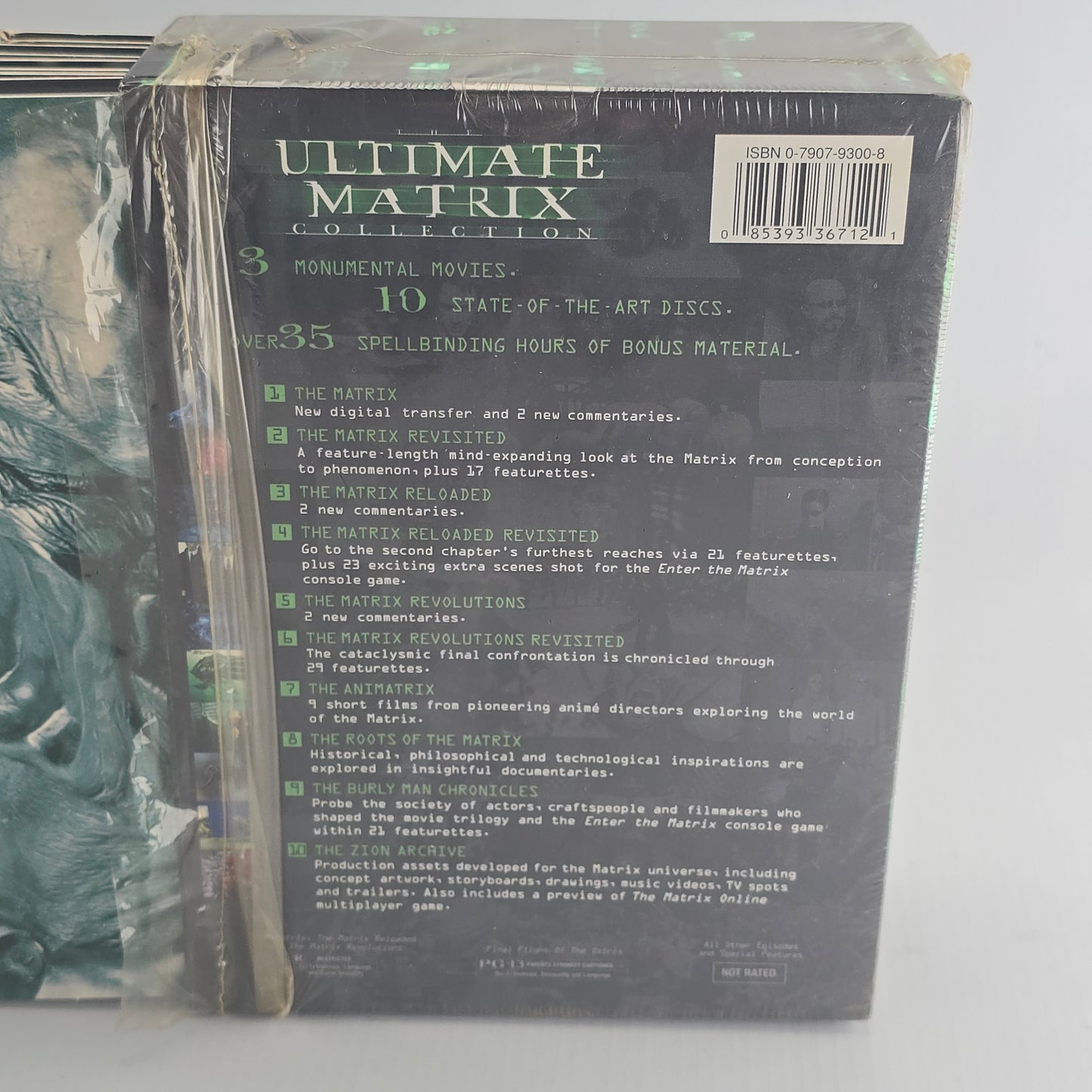 The Ultimate Matrix Collection 10 X DVD Keanu Reeves, 4 Films Zone 1 US Import