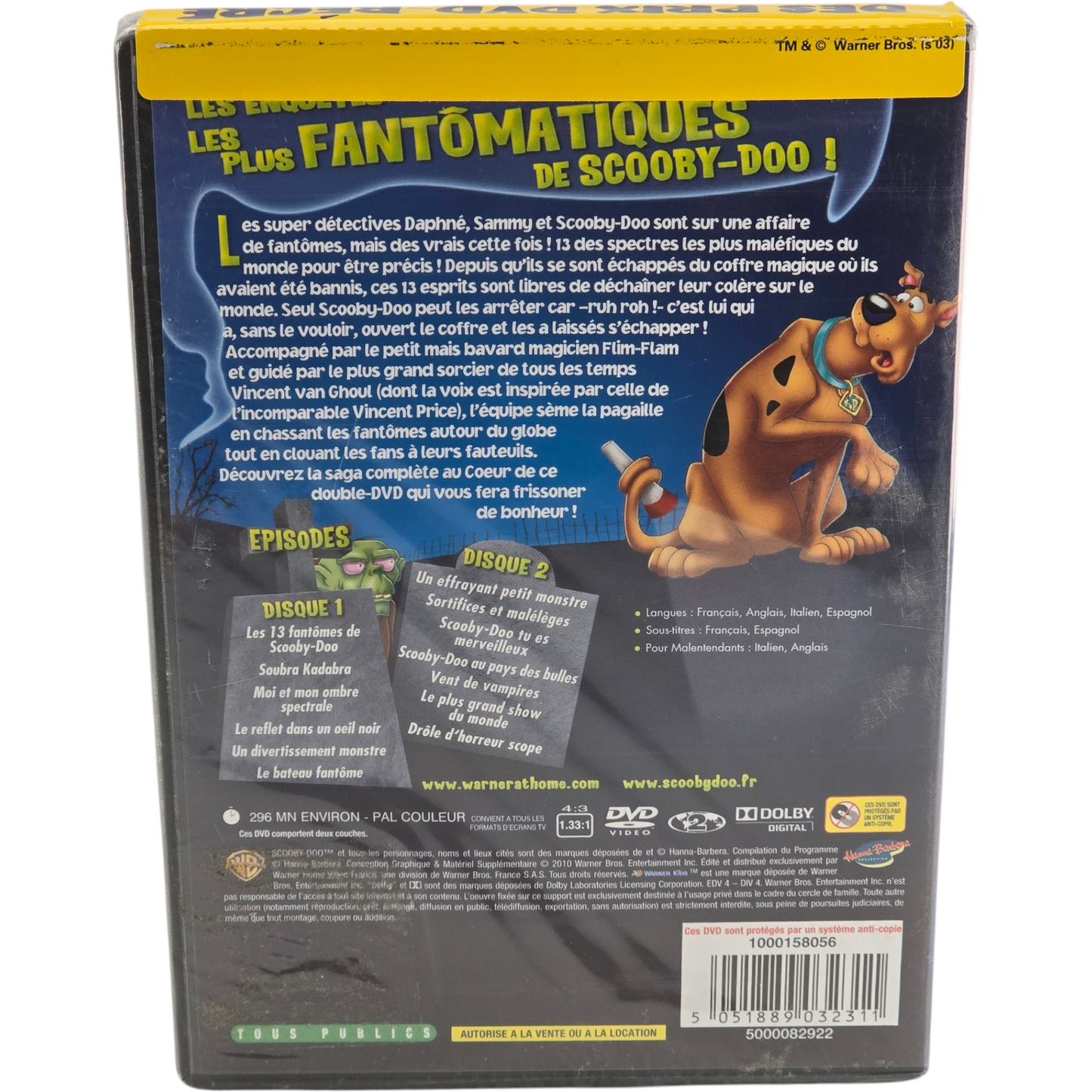 Scooby-Doo - Les 13 fantômes DVD 13 épisodes Arthur Davis Region 2