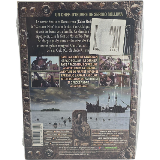Le Corsaire Noir DVD Digipack Version remasterisée Kabir Bedi Zone B